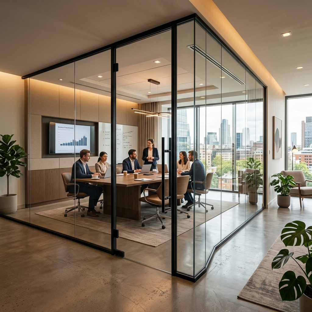 Glass Partition Installation