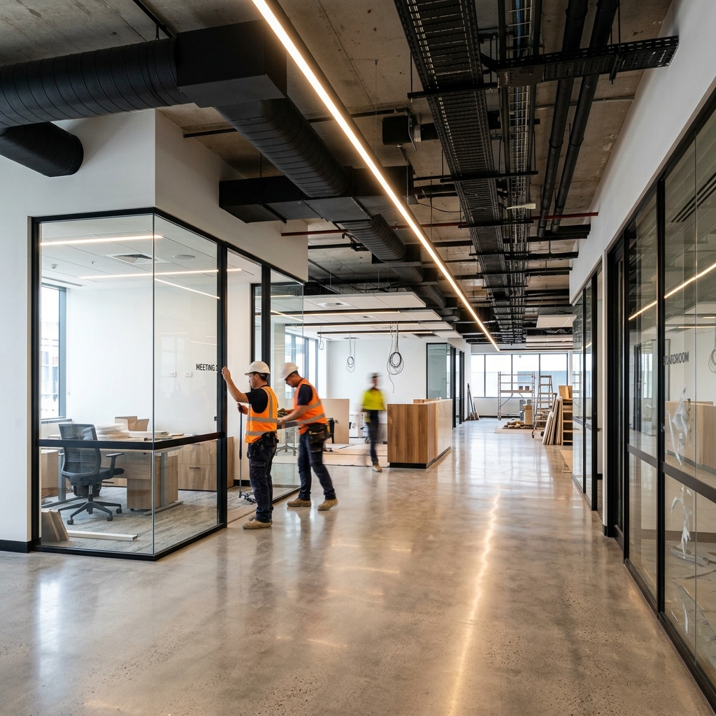 Modern commercial interior fitout