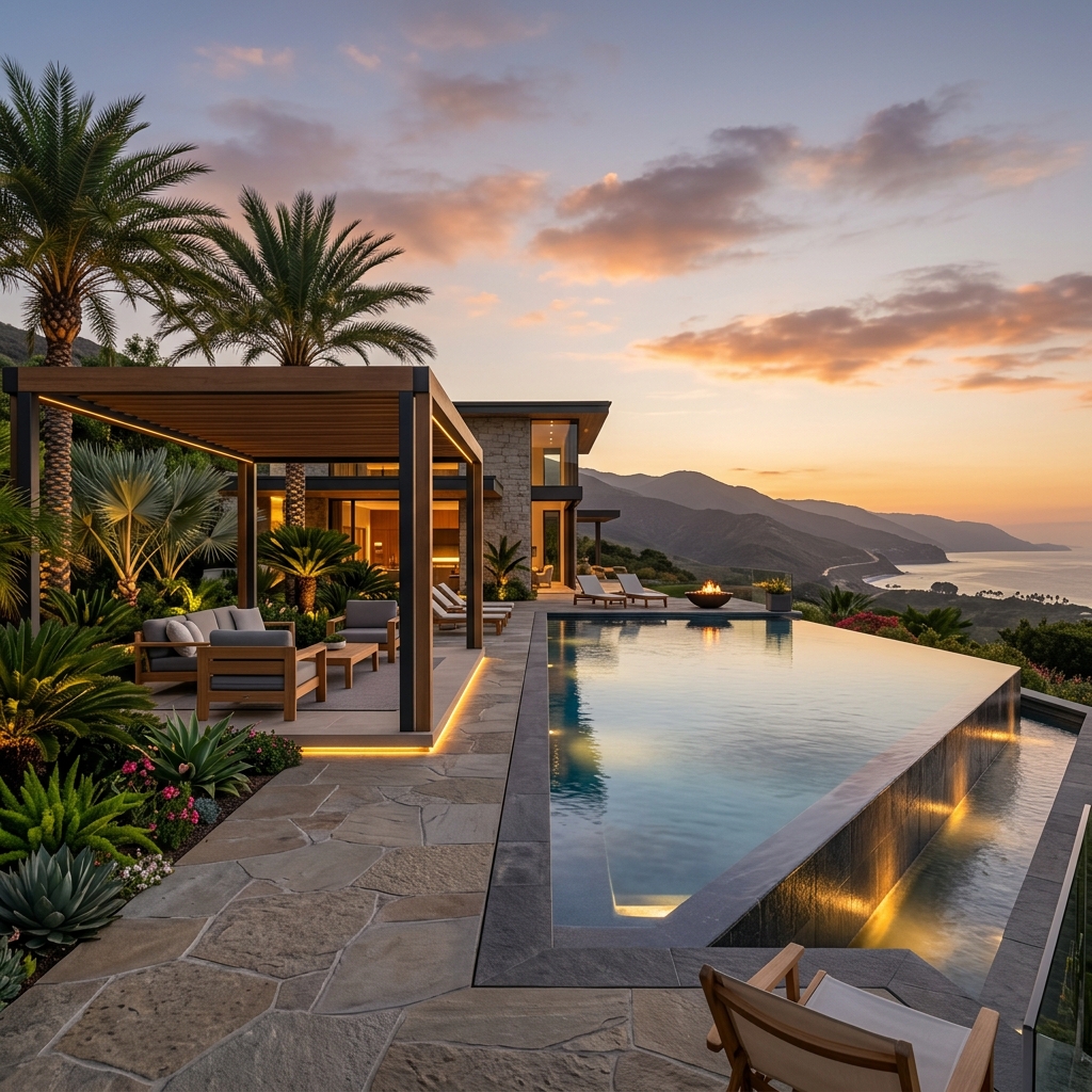 Luxury Pool and Landscape